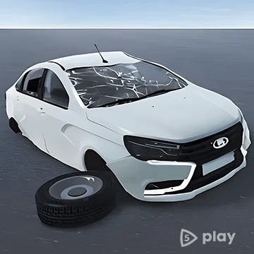 Краш тест Жигули АвтоВАЗ v2.11.0 (МОД: Премиум)