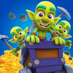 Gold and Goblins v1.46.1 MOD (Много денег, алмазов и зелья)